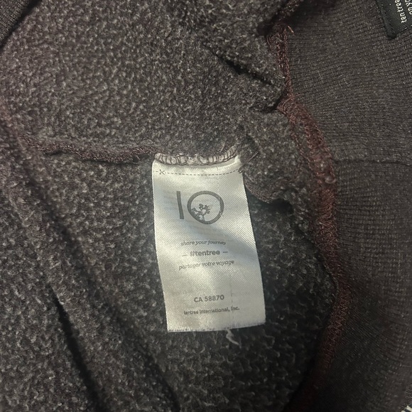 tentree Men's Maroon Hoodie Sweater - Picture 6 of 7